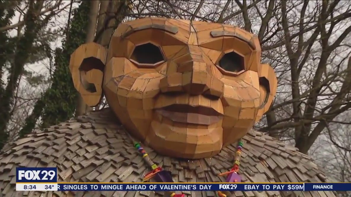 Troll art exhibit at Philadelphia Zoo